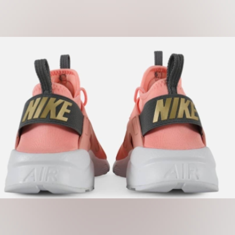 Nike Air Huarache Run Ultra 'Bleached Coral’ Sneakers Size 5Y Box  MSRP $95 - Picture 4 of 11